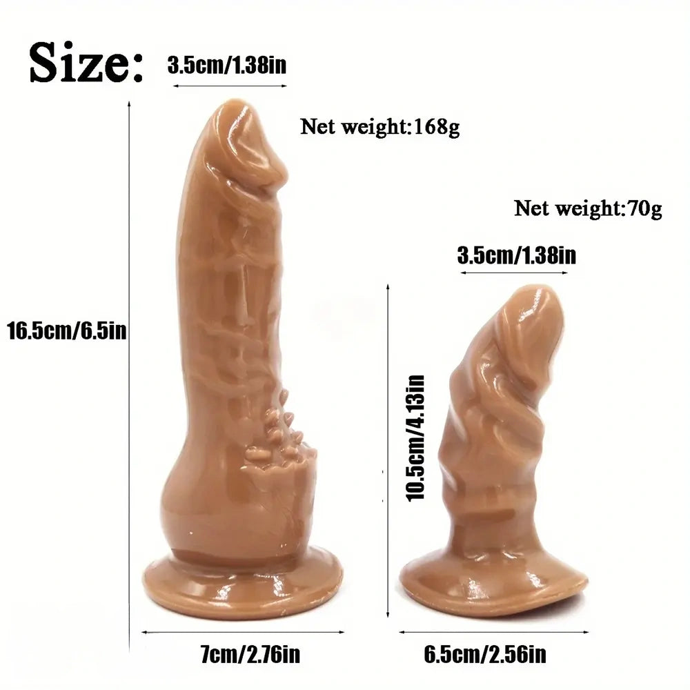 4.13in 6.5in Double Strapon Dildos For Women PVC Polyester with Harness Belt