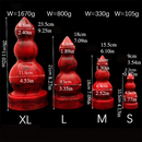 4.13in 7.09in 8.27in 11.02in Fantasy Silicone Soft Butt Plug Dildo