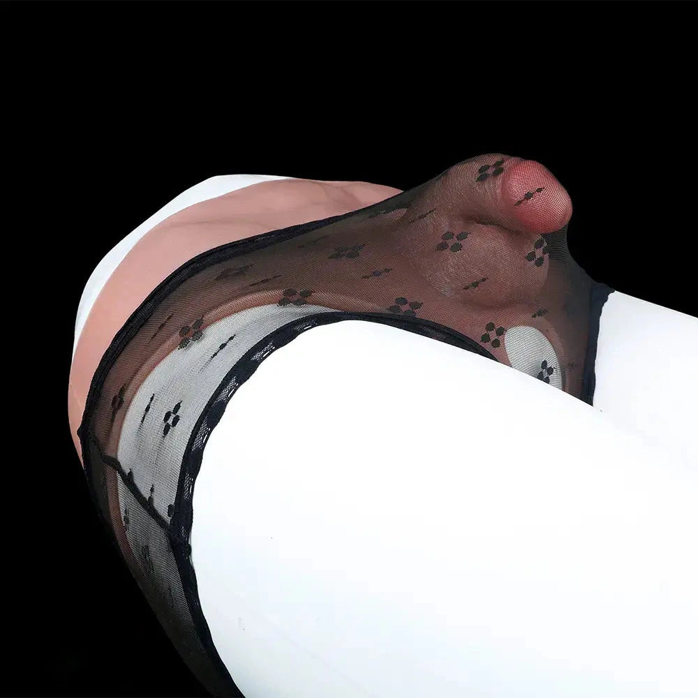 4.13in Realistic Small Solid Dildo Panty For Lesbian With Vaginal Opening