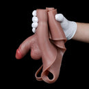 4.13in Realistic Small Solid Dildo Panty For Lesbian With Vaginal Opening