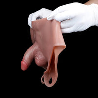 4.13in Realistic Small Solid Dildo Panty For Lesbian With Vaginal Opening