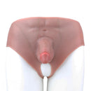 4.13in Realistic Small Solid Dildo Panty For Lesbian With Vaginal Opening