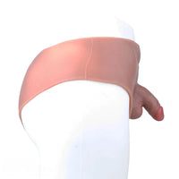 4.13in Realistic Small Solid Dildo Panty For Lesbian With Vaginal Opening