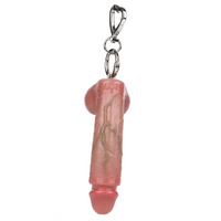 4.13in Silicone Small Soft Lifelike Dildo Key Chain Vaginal Real Masturbator