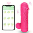 4.13in Vibrating App Controlled Small Automatic Dildo For Female