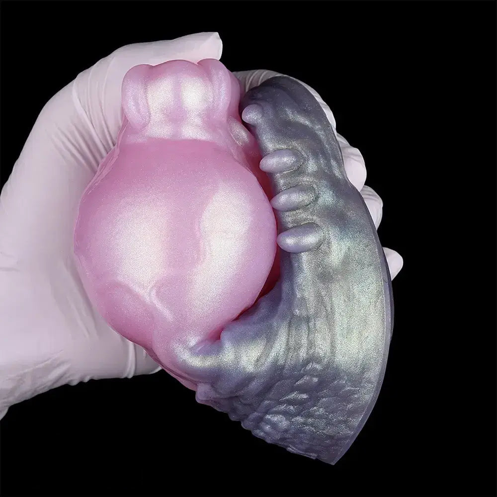 4.17in 4.84in 5.62in Monster Knot Cock Sleeve Dildo Hollow Male Device