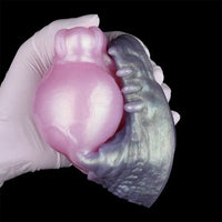 4.17in 4.84in 5.62in Monster Knot Cock Sleeve Dildo Hollow Male Device