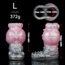 4.17in 4.84in 5.62in Monster Knot Cock Sleeve Dildo Hollow Male Device