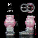 4.17in 4.84in 5.62in Monster Knot Cock Sleeve Dildo Hollow Male Device