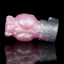 4.17in 4.84in 5.62in Monster Knot Cock Sleeve Dildo Hollow Male Device