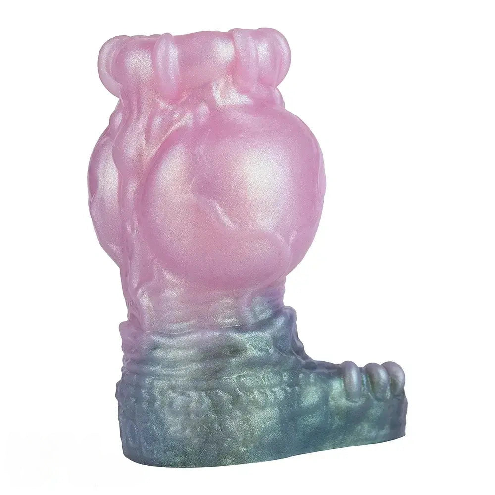 4.17in 4.84in 5.62in Monster Knot Cock Sleeve Dildo Hollow Male Device