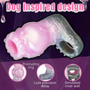 4.17in 4.84in 5.62in Monster Knot Cock Sleeve Dildo Hollow Male Device