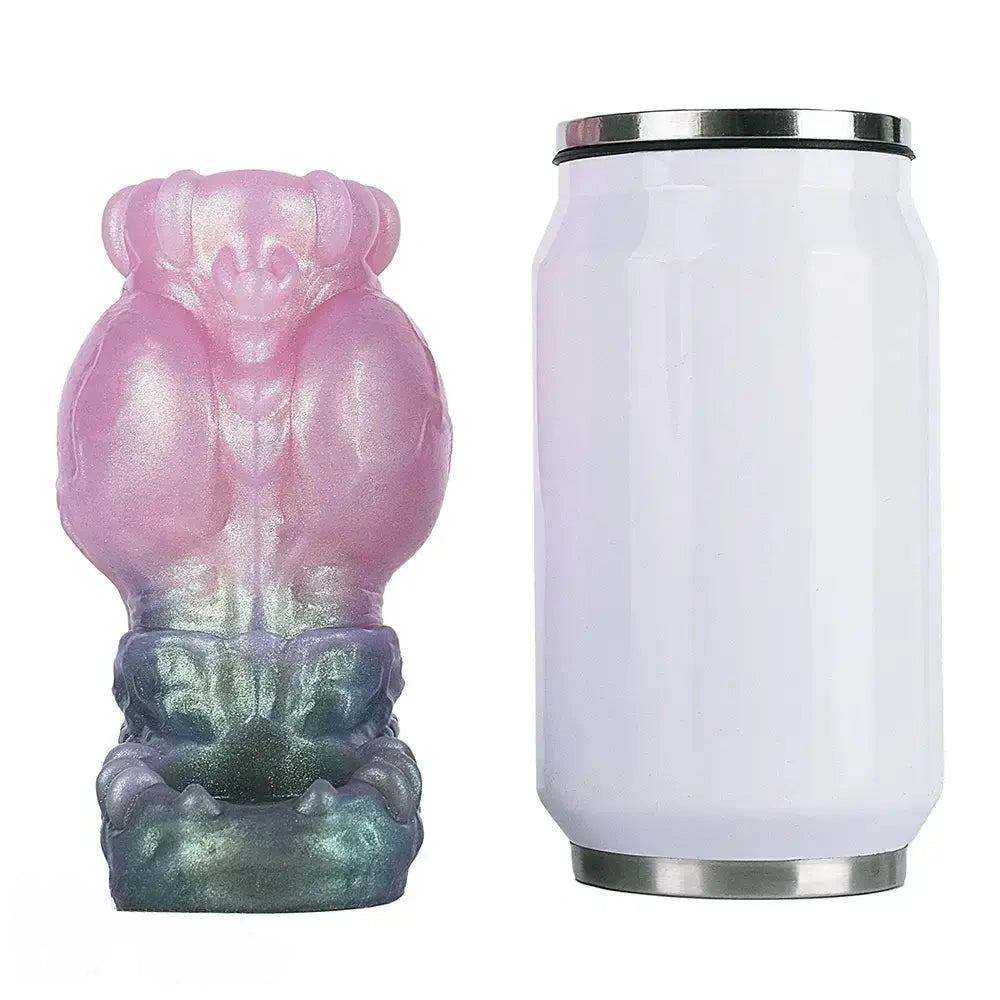 4.17in 4.84in 5.62in Monster Knot Cock Sleeve Dildo Hollow Male Device