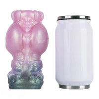 4.17in 4.84in 5.62in Monster Knot Cock Sleeve Dildo Hollow Male Device