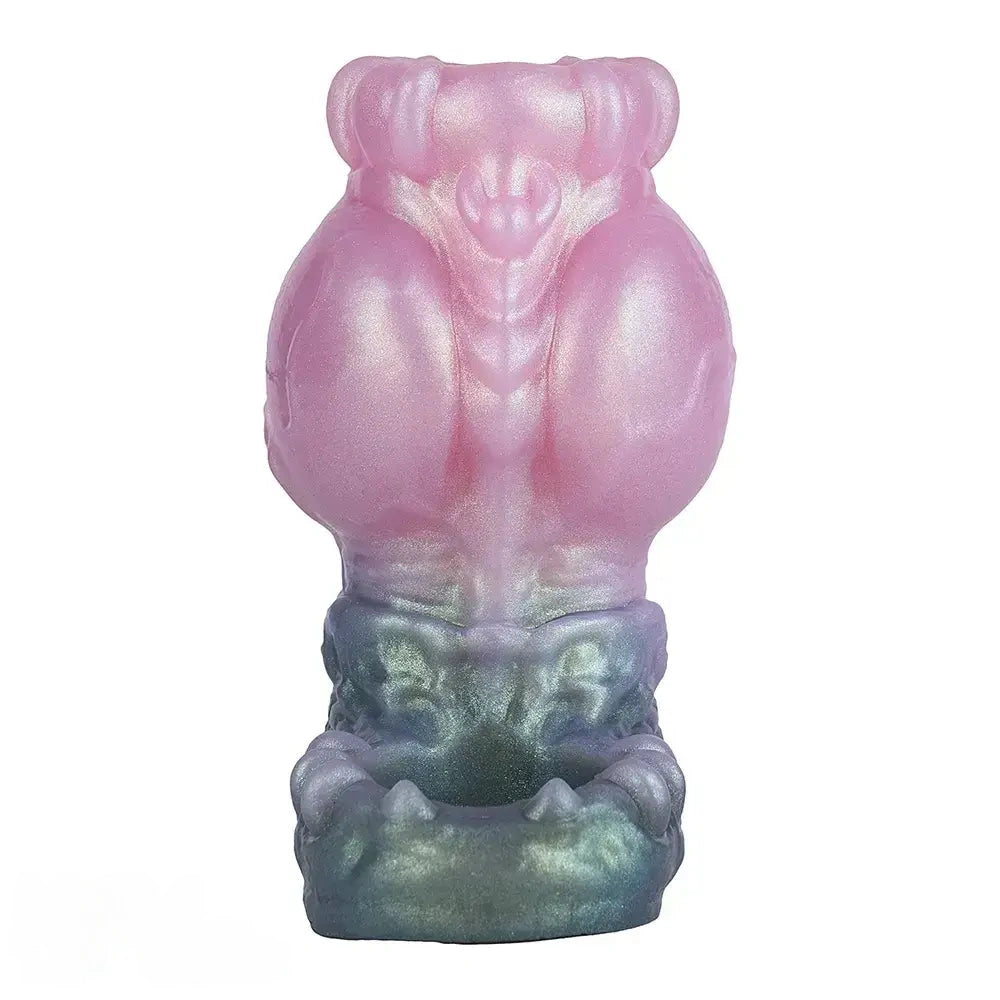 4.17in 4.84in 5.62in Monster Knot Cock Sleeve Dildo Hollow Male Device