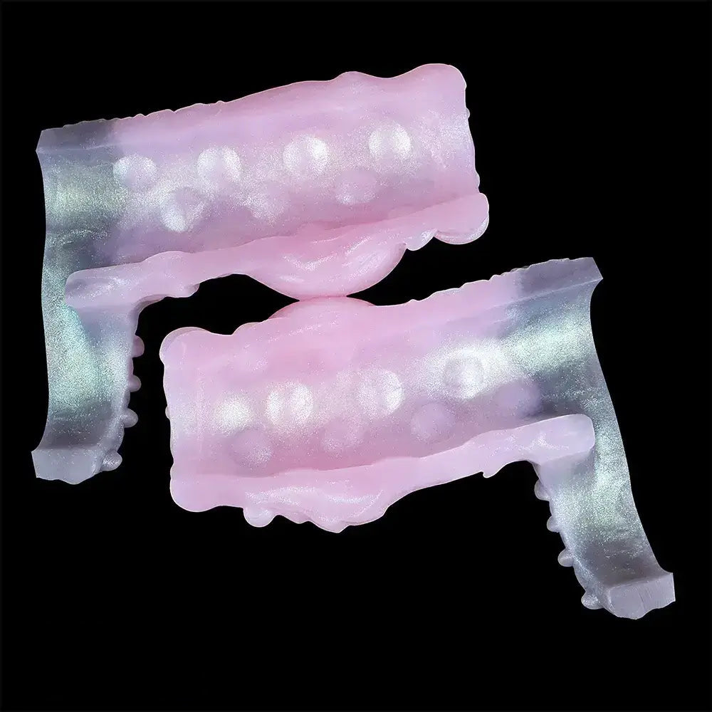 4.17in 4.84in 5.62in Monster Knot Cock Sleeve Dildo Hollow Male Device