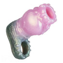4.17in 4.84in 5.62in Monster Knot Cock Sleeve Dildo Hollow Male Device
