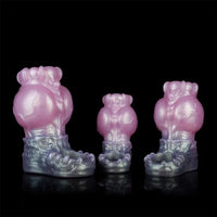 4.17in 4.84in 5.62in Monster Knot Cock Sleeve Dildo Hollow Male Device