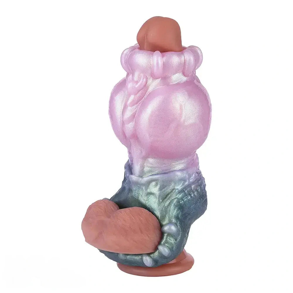 4.17in 4.84in 5.62in Monster Knot Cock Sleeve Dildo Hollow Male Device