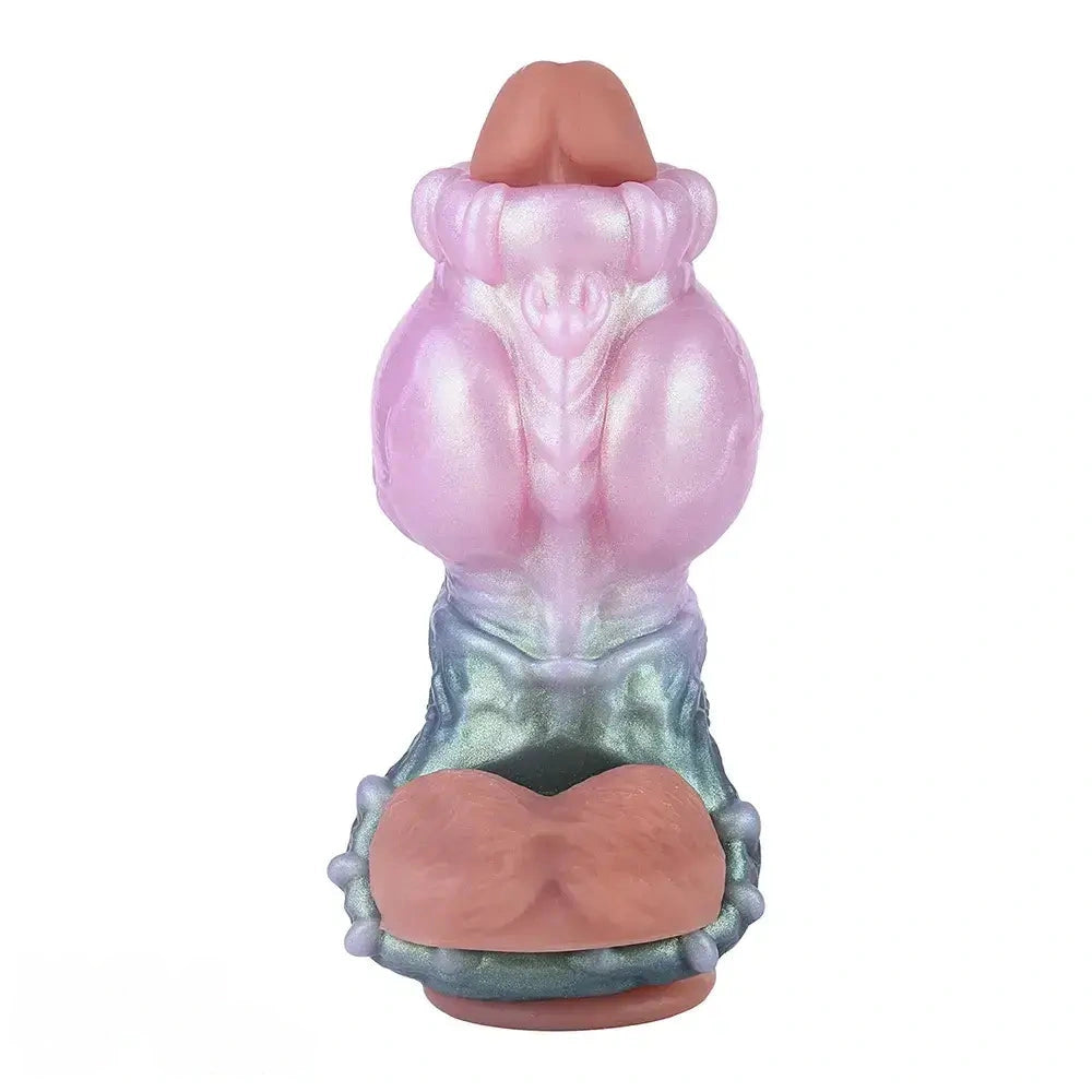 4.17in 4.84in 5.62in Monster Knot Cock Sleeve Dildo Hollow Male Device