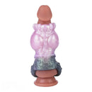4.17in 4.84in 5.62in Monster Knot Cock Sleeve Dildo Hollow Male Device