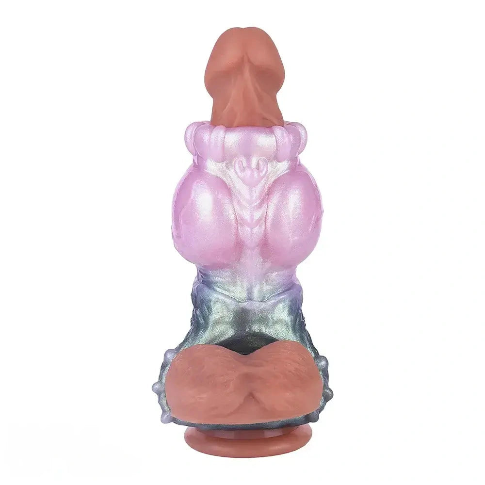 4.17in 4.84in 5.62in Monster Knot Cock Sleeve Dildo Hollow Male Device