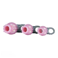 4.17in 4.84in 5.62in Monster Knot Cock Sleeve Dildo Hollow Male Device