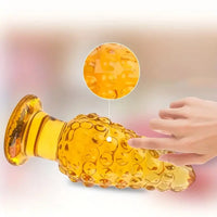 4.1in 4.5in Golden Glass Anal Plug Granular Floating Spiked Small Dildo