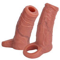 4.1in 4.7in Realistic Squirting Dildo Sleeve Reusable Erotica For Couples