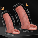 4.1in 4.7in Realistic Squirting Dildo Sleeve Reusable Erotica For Couples