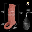 4.1in 4.7in Realistic Squirting Dildo Sleeve Reusable Erotica For Couples