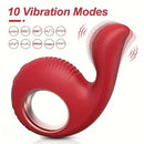 4.1in Finger Vibrating Automatic Women Dildo For G-spot Clitoral Vibrator