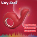 4.1in Finger Vibrating Automatic Women Dildo For G-spot Clitoral Vibrator