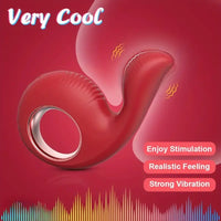 4.1in Finger Vibrating Automatic Women Dildo For G-spot Clitoral Vibrator
