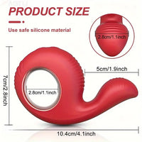 4.1in Finger Vibrating Automatic Women Dildo For G-spot Clitoral Vibrator