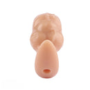 4.1in Fox Tail Wear Anchor Silicone Dildo Butt Plug For BDSM Role Sex Play