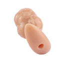 4.1in Fox Tail Wear Anchor Silicone Dildo Butt Plug For BDSM Role Sex Play