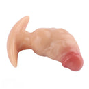 4.1in Fox Tail Wear Anchor Silicone Dildo Butt Plug For BDSM Role Sex Play