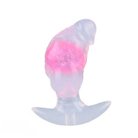 4.1in Fox Tail Wear Anchor Silicone Dildo Butt Plug For BDSM Role Sex Play