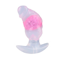 4.1in Fox Tail Wear Anchor Silicone Dildo Butt Plug For BDSM Role Sex Play
