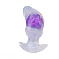 4.1in Fox Tail Wear Anchor Silicone Dildo Butt Plug For BDSM Role Sex Play