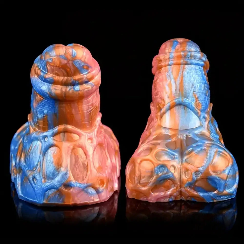 4.1in Unisex Small Monster Silicone Soft Dildo For Prostate Vaginal Massage