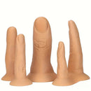 4.21in 5in 5.7in 6.3in 6.7in Five Thumbs Silicone Finger Dildo