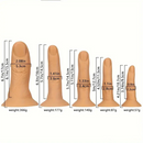 4.21in 5in 5.7in 6.3in 6.7in Five Thumbs Silicone Finger Dildo