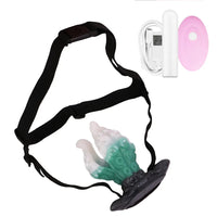 4.25in 5.15in 6.22in Fantasy Anchor Strap on Vibrating Mouth Gag Tentacle Dildo