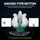 4.25in 5.15in 6.22in Fantasy Anchor Strap on Vibrating Mouth Gag Tentacle Dildo