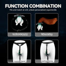 4.25in 5.15in 6.22in Fantasy Anchor Strap on Vibrating Mouth Gag Tentacle Dildo