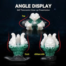 4.25in 5.15in 6.22in Fantasy Anchor Strap on Vibrating Mouth Gag Tentacle Dildo