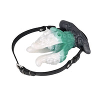 4.25in 5.15in 6.22in Fantasy Anchor Strap on Vibrating Mouth Gag Tentacle Dildo