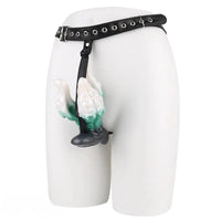 4.25in 5.15in 6.22in Fantasy Anchor Strap on Vibrating Mouth Gag Tentacle Dildo